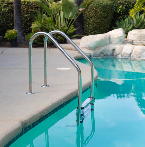 swimming pool ladder system